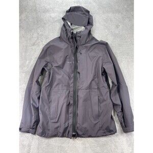 RPZN Snowboard Ski Jacket Mens Large Black Hooded Outdoor Waterproof Logo